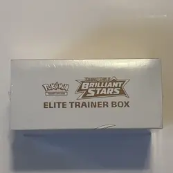 Pokemon TCG: Sword & Shield BRILLIANT STARS ETB Factory Sealed Elite Trainer Box - Image 4