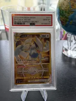2022 POKEMON SWORD & SHIELD SILVER TEMPEST SECRET FULL ART/LUGIA VSTAR PSA 10 - Image 1