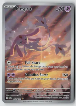 Mesprit 204/191 Illustration Rare Surging Sparks Pokemon Near Mint - Image 1