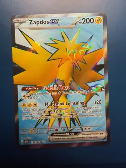 Zapdos ex 192/165 SV: Scarlet & Violet 151 - Pokemon Card - NM - Image 1