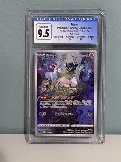 CGC Universal Grade 9.5 Mew Pokemon (2022) Japanese VSTAR Universe - 183/172 - Image 1