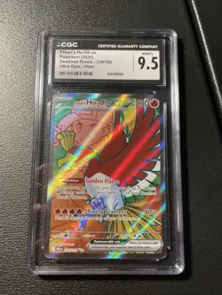 2025 Pokemon Destined Rivals Ethan's Ho-Oh Ex Ultra Rare #209 CGC 9.5 - Image 1