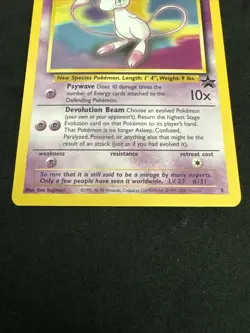POKEMON MEW BLACK STAR PROMO CARD #8 - Image 3