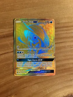 Pokemon Tapu Fini GX SV92/SV94 Sun & Moon Hidden Fates Shiny Vault Near Mint - Image 1