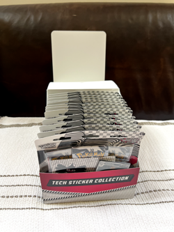**Lot Of 12** Pokemon WHITE FLARE (SV10.5) Tech Sticker Collection Display Lot - Image 1