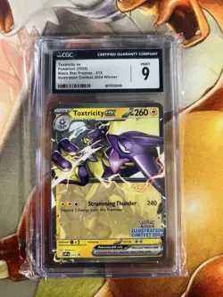 Toxtricity ex SVP215 CGC Graded 9 Pokemon Trading Card Game - Image 1