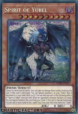 YUGIOH MP24-EN127 Spirit of Yubel Prismatic Secret Rare 1st Edition NM - Image 1