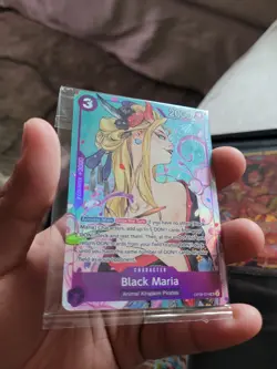 Black Maria (Illustration Box Vol.2) OP08-074 One Piece Promo Card Foil SEALED - Image 1