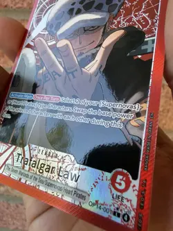 One Piece CCG Trafalgar Law Leader Alternate ART OP14-001 EN - Image 5