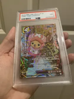 PSA 9 2014 MIRACLE BATTLE CARDDASS ONE PIECE OP18 7 TONY TONY CHOPPER - Image 4