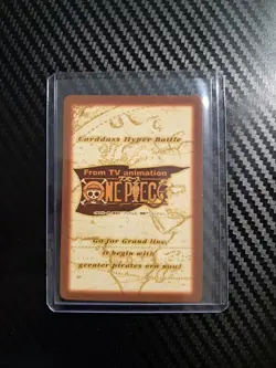 BANDAI One Piece Hyper Battle H11 LUFFY CREW HOLO FOIL SCARCE EARLY CARD - Image 2