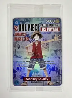 Monkey.D.Luffy (055) (College Basketball US Voyage) P-055 One Piece Promo - Image 1