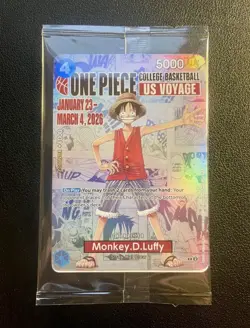 Monkey.D.Luffy (055) (College Basketball US Voyage) P-055 One Piece Promo - Image 3
