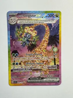 Pokemon Alolan EXEGGUTOR EX Special Illustration Rare SSP 242/191 NM - Image 1