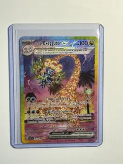 Pokemon Alolan EXEGGUTOR EX Special Illustration Rare SSP 242/191 NM - Image 3