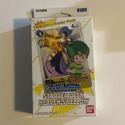 Starter Deck ST-03 Heaven's Yellow - Bandai - Digimon Card Game - Sealed - Image 1
