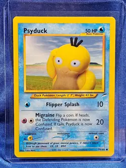Psyduck 79/105 Neo Destiny-Unlimited Edition Regular LP Pokemon Card - Image 1