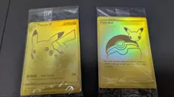 Pokemon Card Golden Pikachu V & Poke Ball 25th Anniversary PROMO English SWSH145 - Image 1