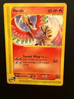 Pokemon TCG Ho-oh 52/53 Wotc Promo Regular Basic 80 HP Sacred Wing 2002 Card - Image 3