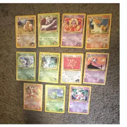 Pokemon TCG 2000 Gym Challenge WOTC Lot 11 Cards - Image 1