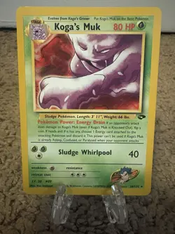 Pokemon TCG 2000 Gym Challenge WOTC Lot 11 Cards - Image 4