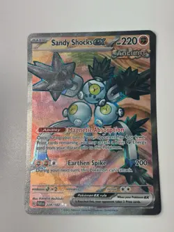 Pokemon TCG SV-Paradox Rift Sandy Shocks EX Ultra Rare Card #228/182 - Image 1