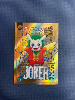 Joker Pikachu Cosplay card non tcg - Image 1