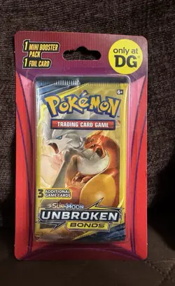 (4) Pokemon Dollar General Mini Booster Unbroken Bonds 3 Card Pack Full Art+FOIL - Image 5