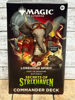 MAGIC THE GATHERING LORDHOLD SPIRIT SECRETS OF STRIXHAVEN COMMANDER DECK - Image 1
