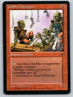 Goblin Chirurgeon (Frazier) Common Fallen Empires Magic: The Gathering LP - Image 1