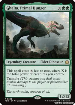 Ghalta, Primal Hunger [FDN - 222] - NM TCG MTG - Image 1