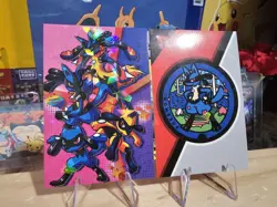 Pokemon Team Rocket Card Database - Lucario Combo Lot, Shiny Variant- 2 Card Lot - Image 2