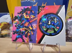 Pokemon Team Rocket Card Database - Lucario Combo Lot, Shiny Variant- 2 Card Lot - Image 3