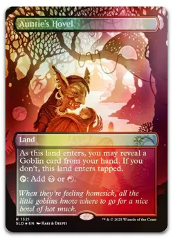 Auntie's Hovel (Rainbow Foil) #1321 (NM) Secret Lair Drop SLD Magic MTG - Image 1