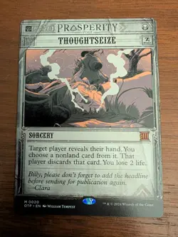 Thoughtseize - Outlaws of Thunder Junction: Breaking News - NM MTG - Image 1