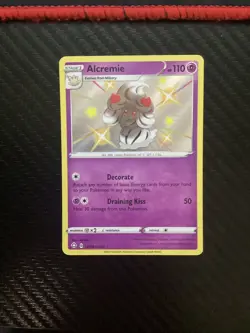 Alcremie SV058/SV122 Shining Fates Shiny Holo Rare Pokemon Card NM - Image 1