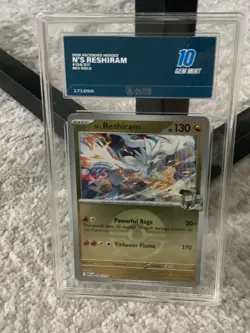 154/217 N's Reshiram : Poke Ball Reverse Holo Card : Pokemon Ascended Heroes - Image 1