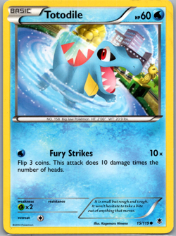 Totodile Common XY - Phantom Forces 15/119 NM - Pokemon TCG - Free Ship! - Image 1