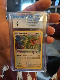 Pokemon Rayquaza 2020 Vivid Voltage Holo Foil #138/185 CGC 9 - Image 1
