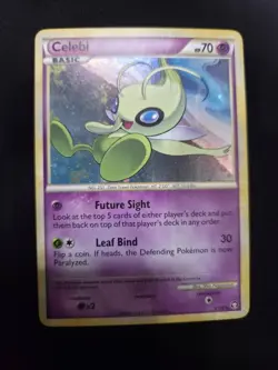 Pokemon Card Celebi Triumphant 3/102 Holo Rare NM - Image 1