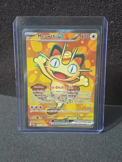 Pokemon TCG Meowth EX # 107/088 Perfect Order Ultra Rare Holo NM - Image 1