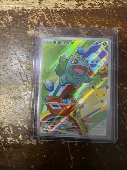 Pokemon Bulbasaur 037 First Partner Illustration Full Art Holo Promo VHTF RARE - Image 1