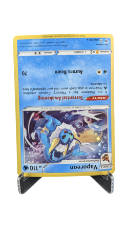 Vaporeon DOUBLE SWIRL 030/185 Cosmos Holo Promo Pokemon NM Collector Chest 2021 - Image 2