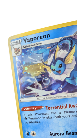 Vaporeon DOUBLE SWIRL 030/185 Cosmos Holo Promo Pokemon NM Collector Chest 2021 - Image 4