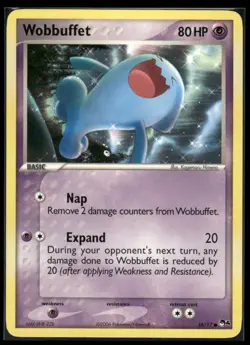 Wobbuffet 16/17 Common POP Series 4 Pokemon Near Mint - Image 1