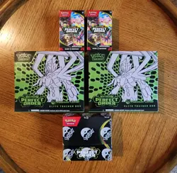 2 Perfect Order Pokemon Center ETB, 1 Booster Box, and 2 Booster Bundles - Image 1
