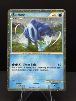 Pokemon TCG Suicune HGSS21 Black Star Promo Holo - Image 1