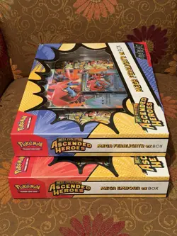 Pokemon TCG Ascended Heroes Mega Emboar & Feraligatr Ex Boxes SEALED (Lot Of 2) - Image 4