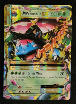 2016 Pokemon XY Evolutions M Venusaur EX #2/108 Mega Holo Rare EX-NM - Image 1