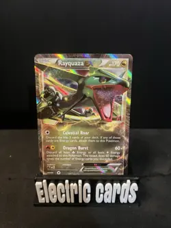 Rayquaza EX 85/124 Dragons Exalted Holo Ultra Rare Pokemon TCG - Image 1